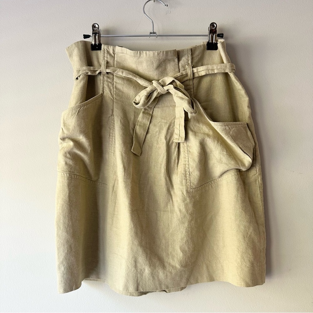 BCBG MaxAzria Linen Skirt